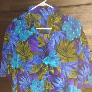 Mens Hawaiian print shirt matching dress